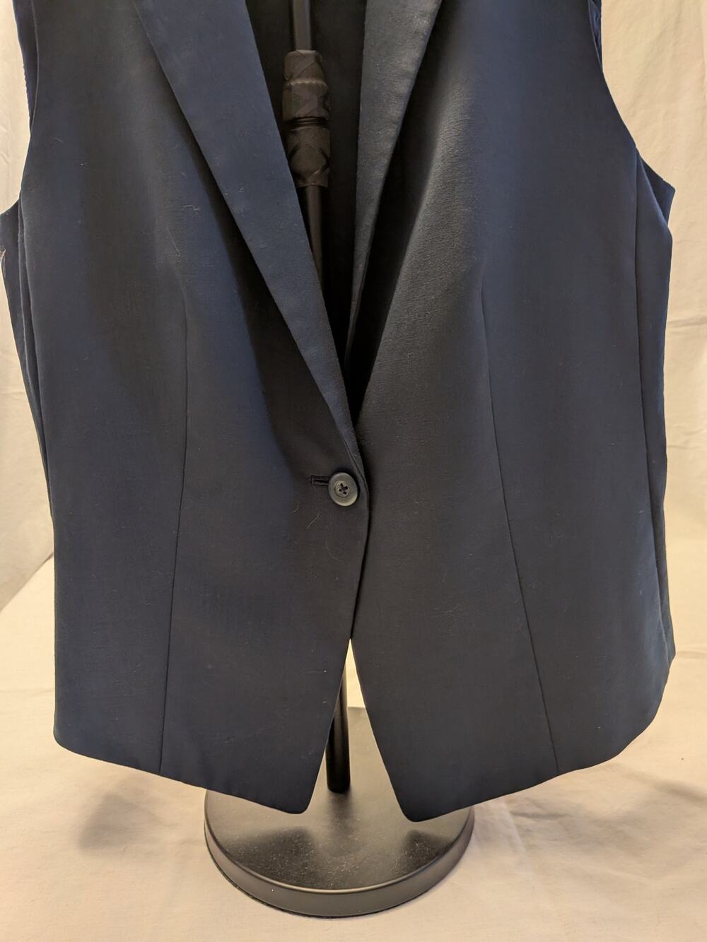 J-jill Blue Vest -Petite Small